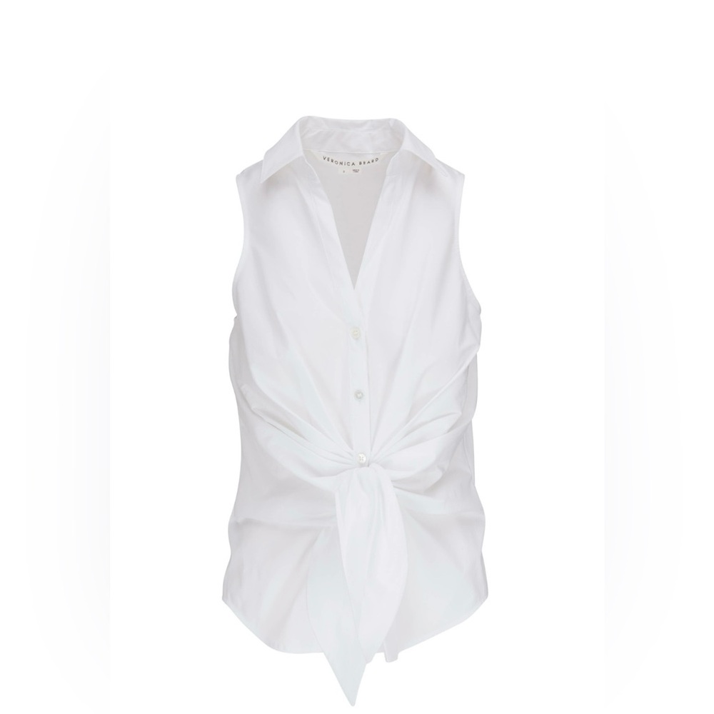 Veronica Beard new with tag Vallie Shirt, White, Sz 6